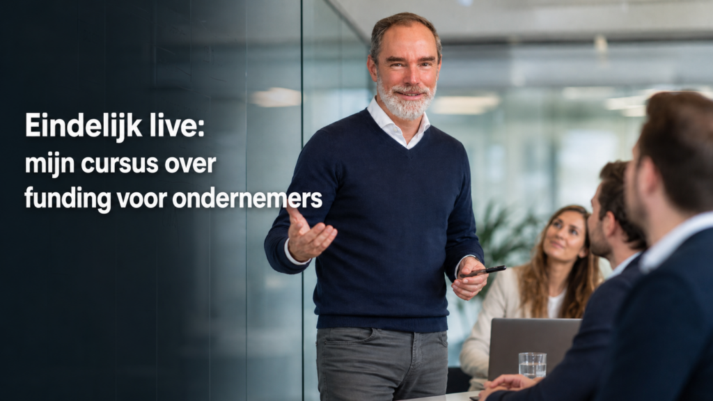 mijn cursus over funding voor ondernemers
