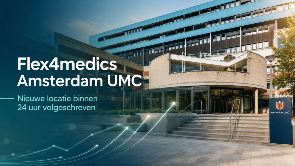 Binnen 24 uur uitverkocht: funding voor onze nieuwe Flex4medics locatie bij Amsterdam UMC